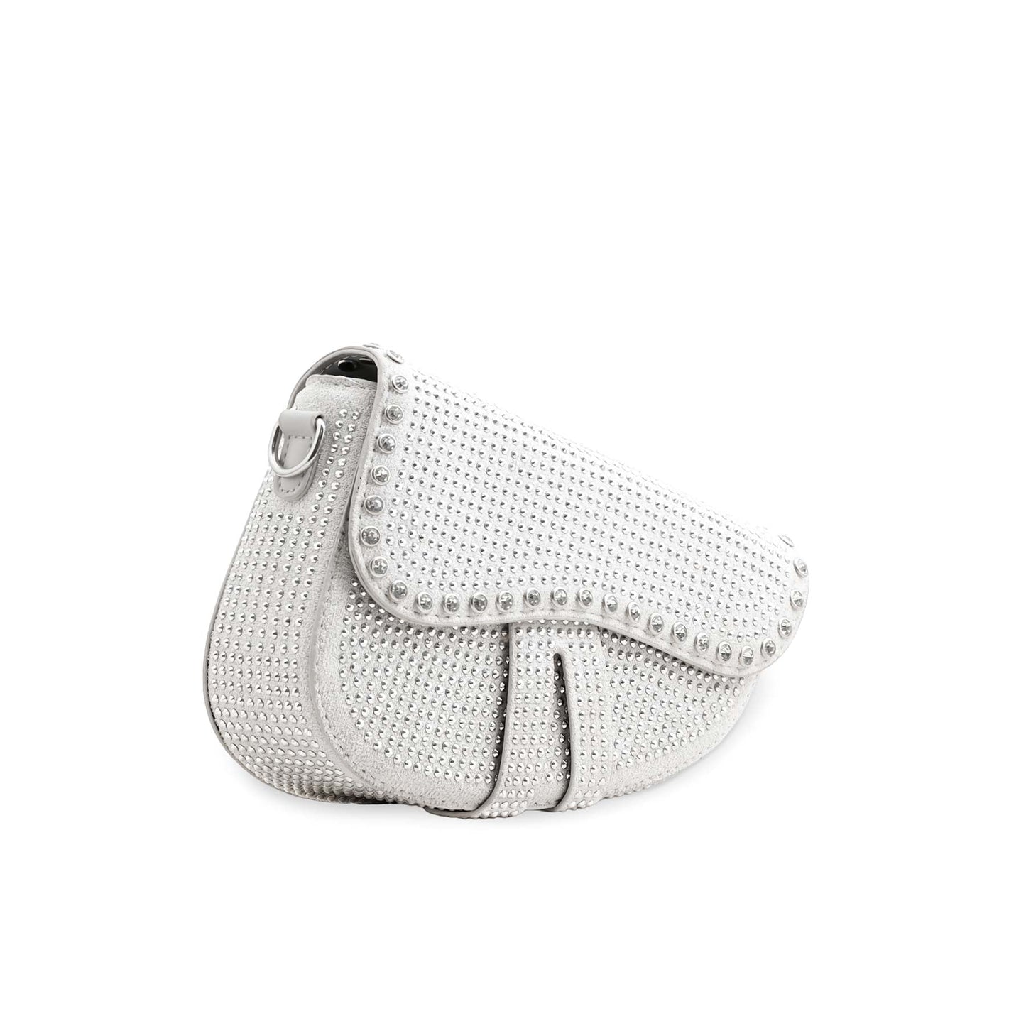 White Fancy Hand Bag P36200