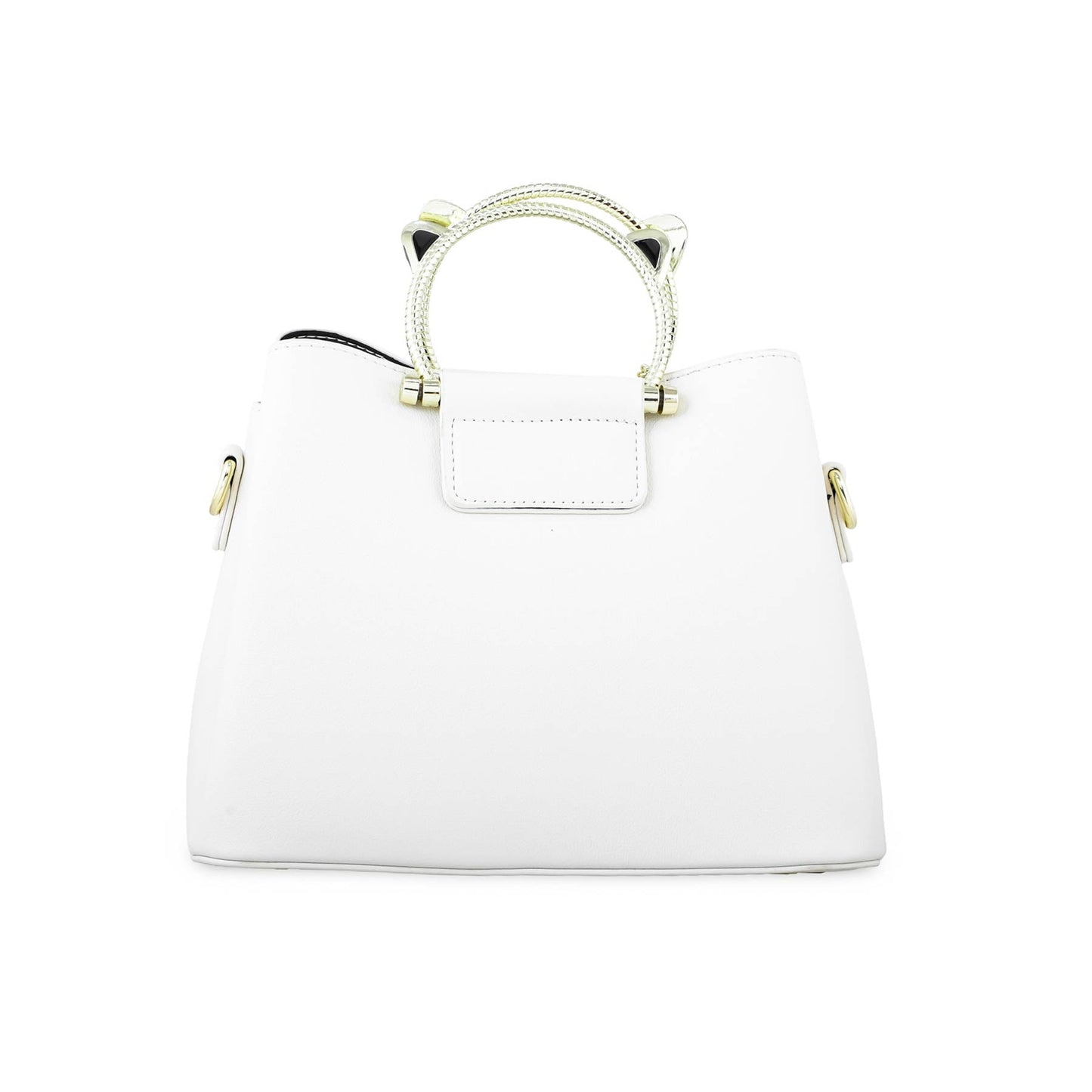 White Formal Hand Bag P36267