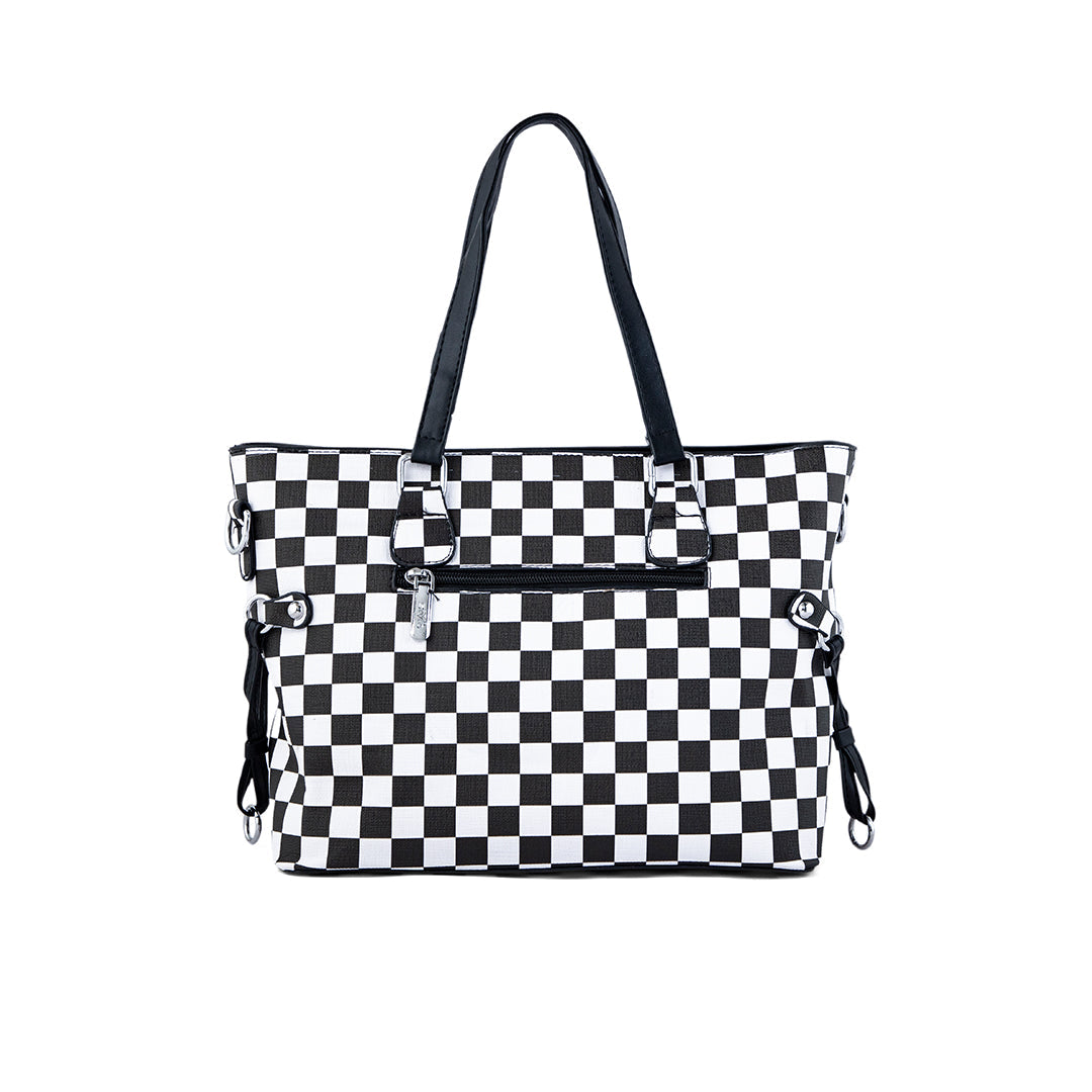 Blkwht Formal Hand Bag P36279
