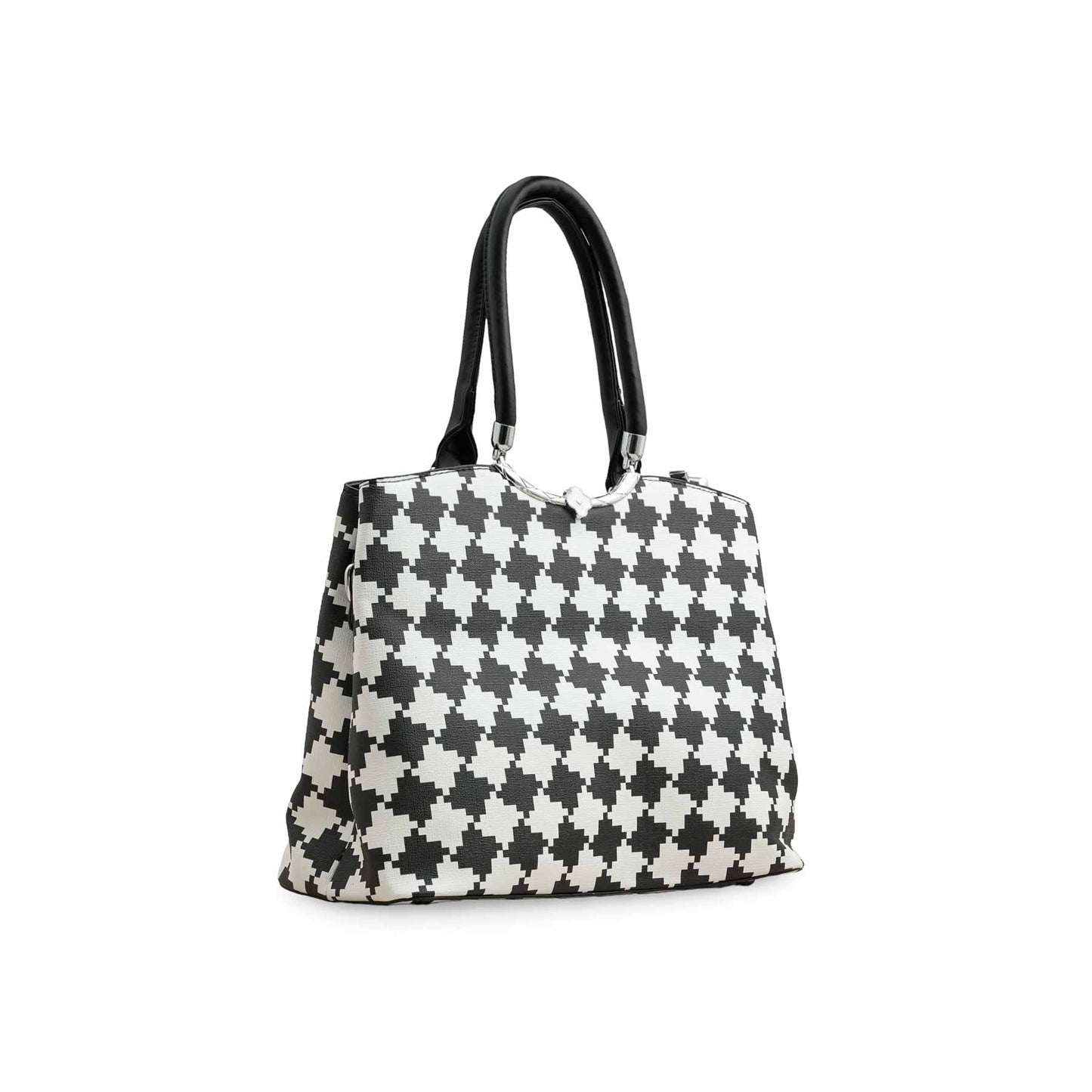 Blkwht Formal Hand Bag P36282