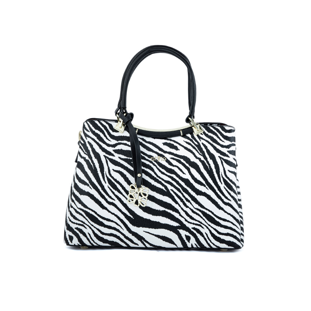 Blkwht Formal Hand Bag P36283