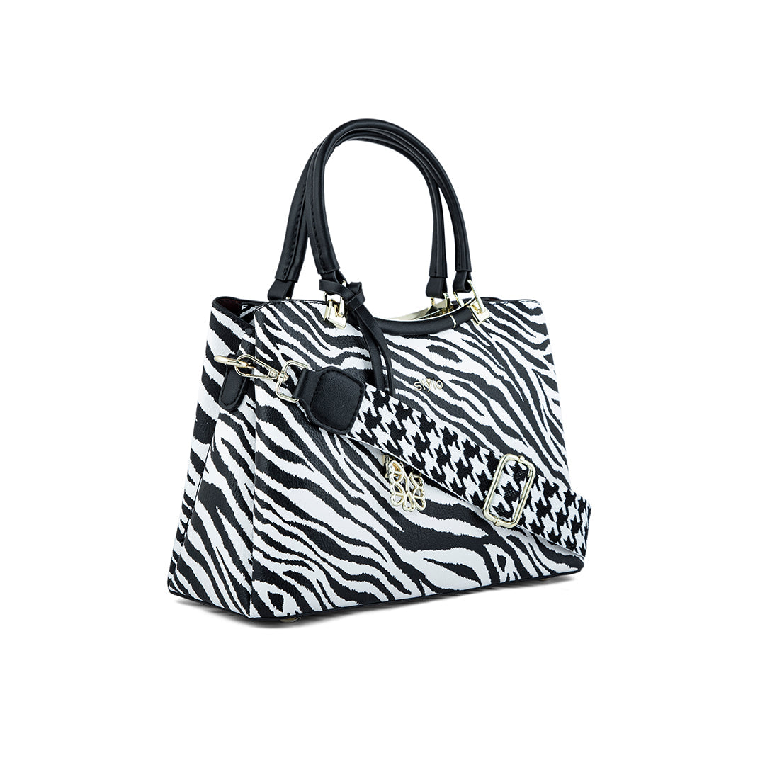 Blkwht Formal Hand Bag P36283