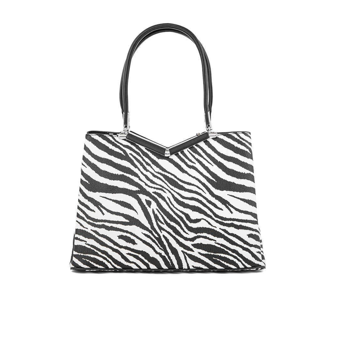 Blkwht Formal Hand Bag P36287