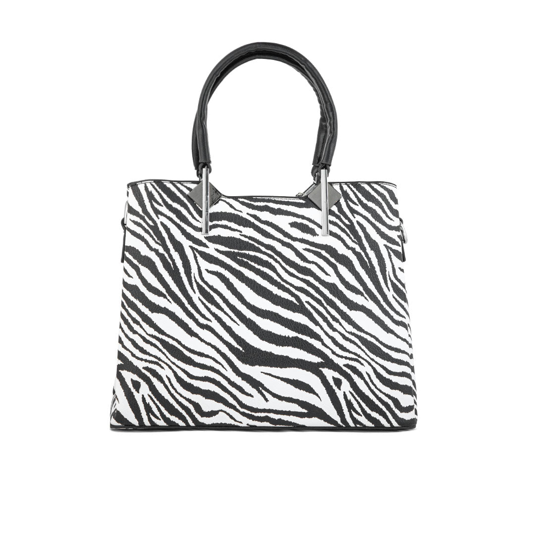 Blkwht Formal Hand Bag P36288