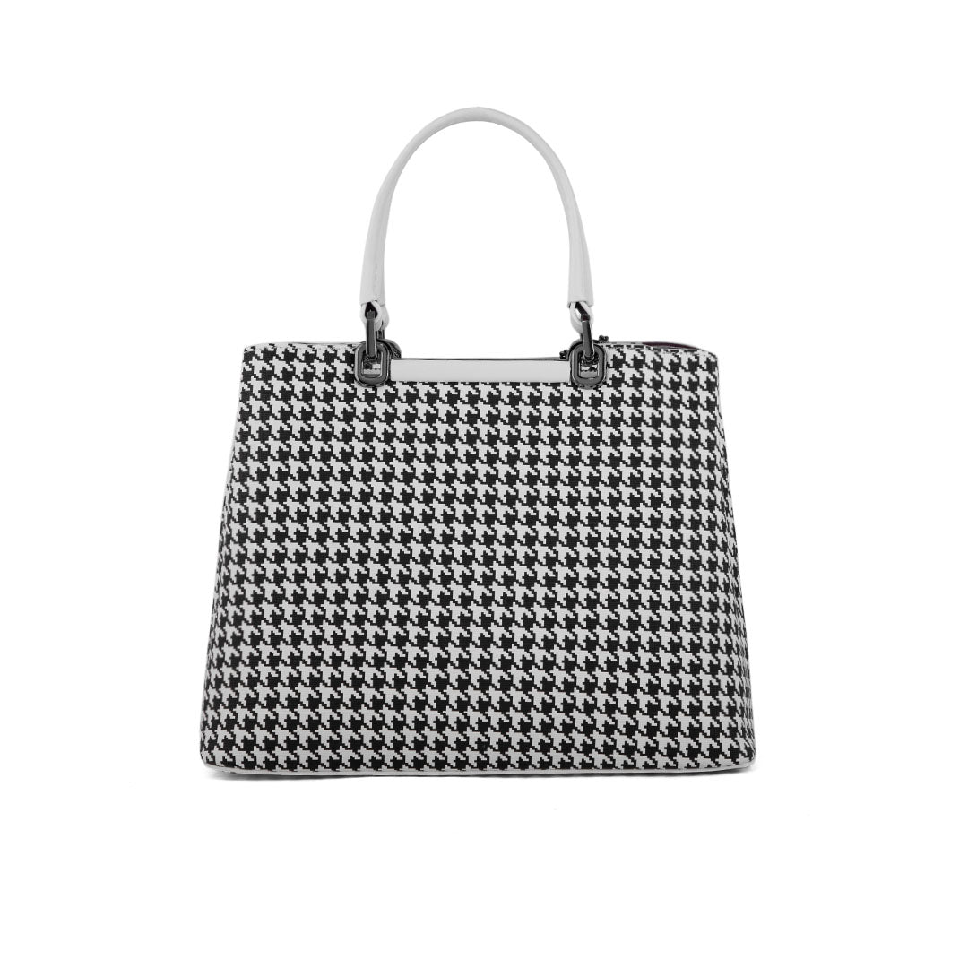 White Formal Hand Bag P36293