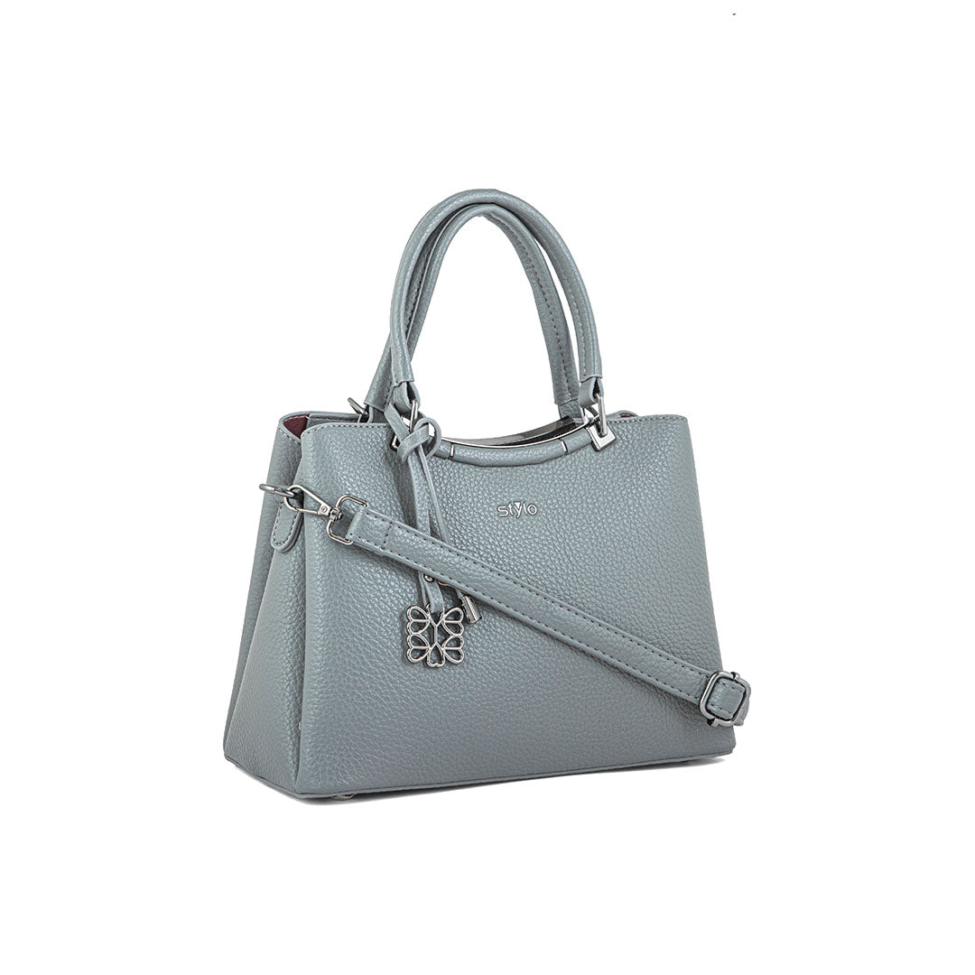 Grey Formal Hand Bag P36294