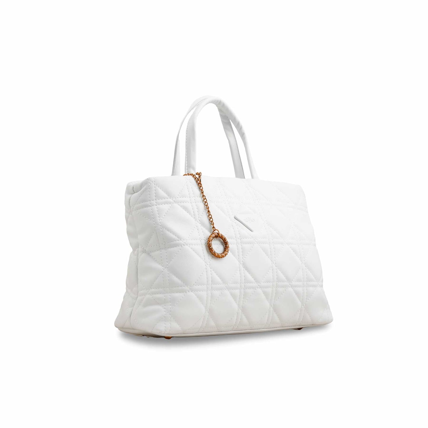 White Formal Hand Bag P36369