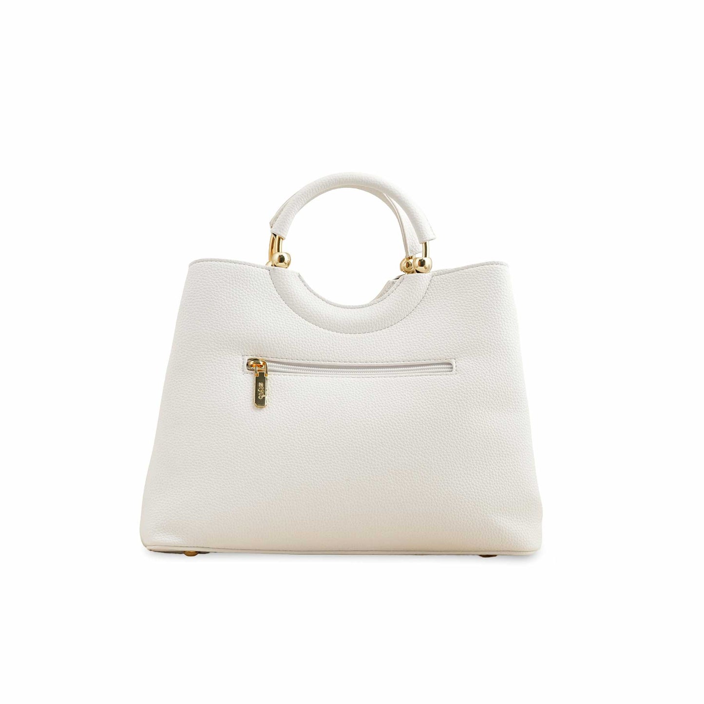 White Formal Hand Bag P36385