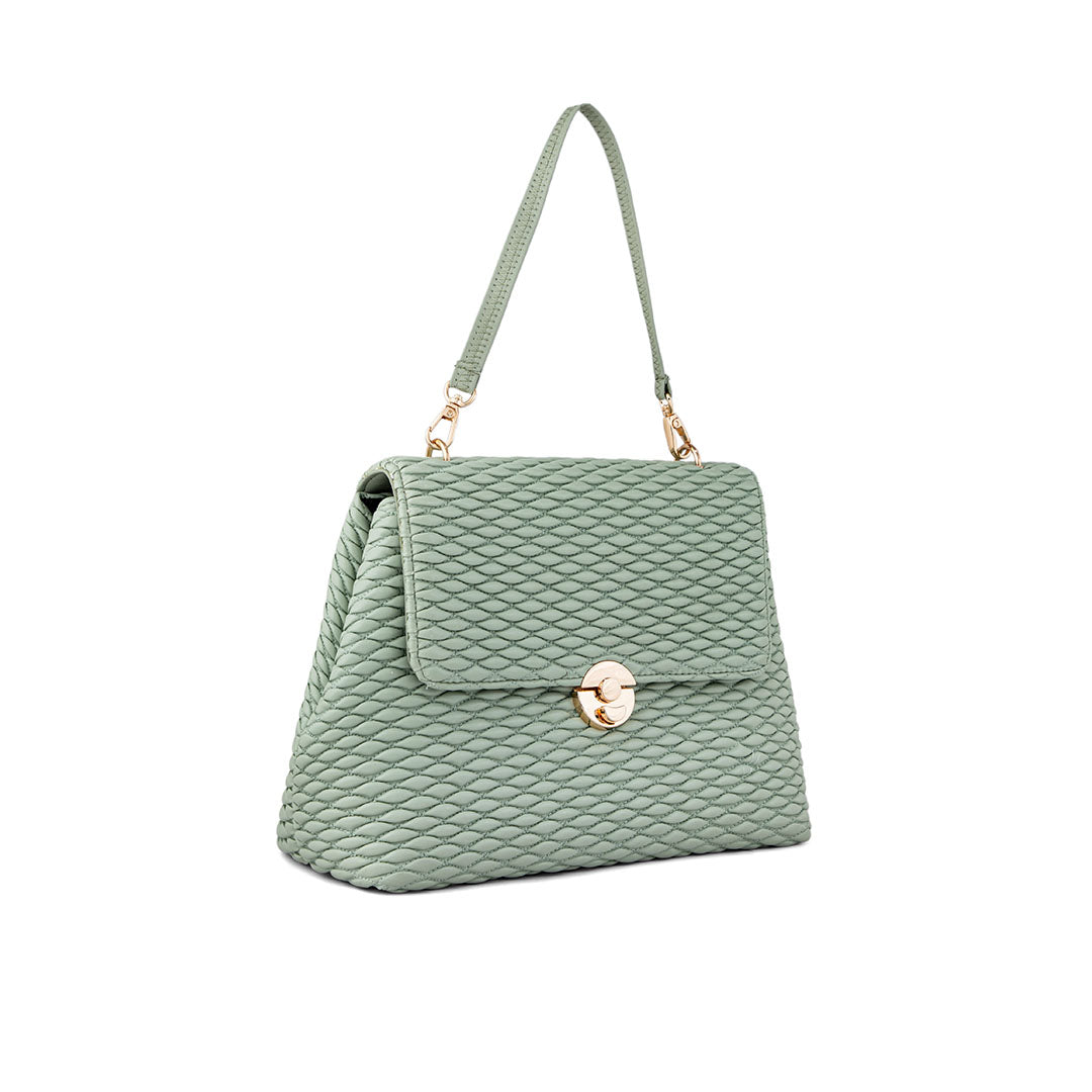 Green Casual Hand Bag For Women P55633
