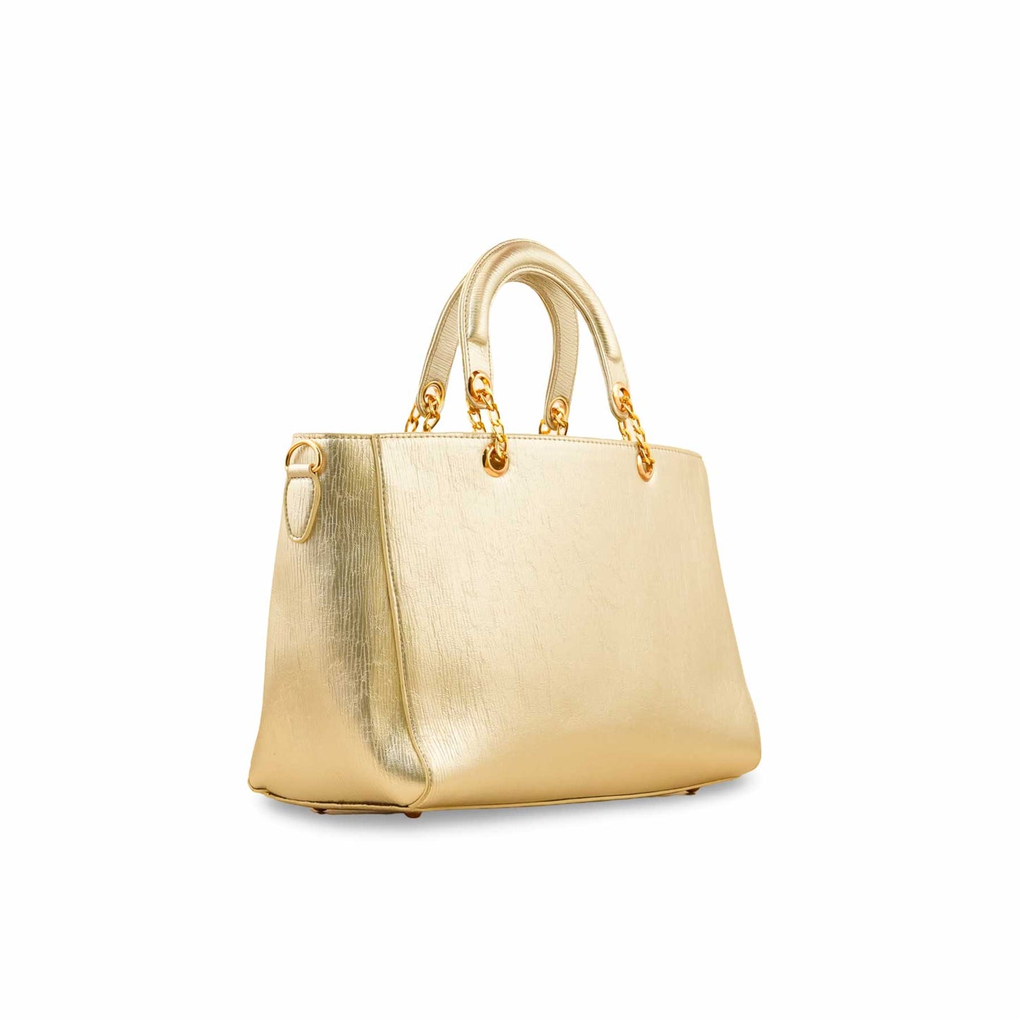 Golden Formal Hand Bag For Ladies P55739