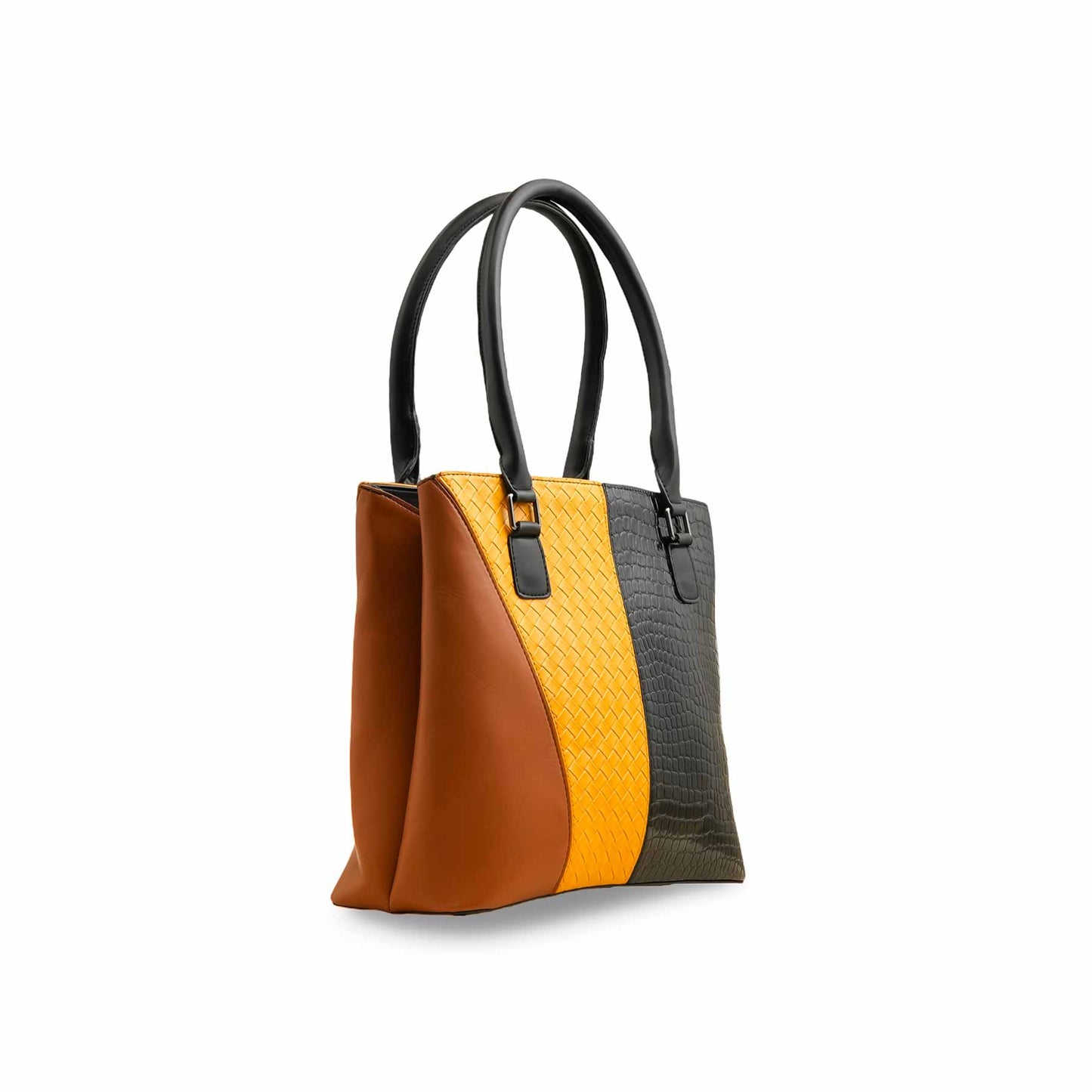 Mustard Formal Hand Bag For Ladies P55824