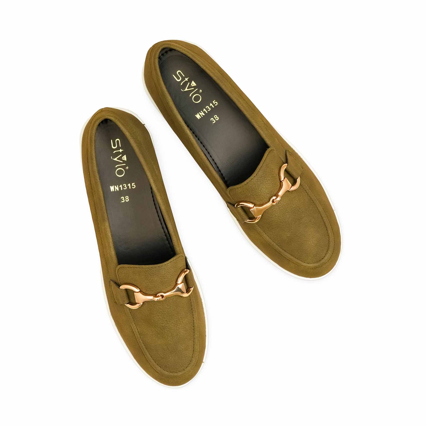 Olive Pumps For Women WN1315