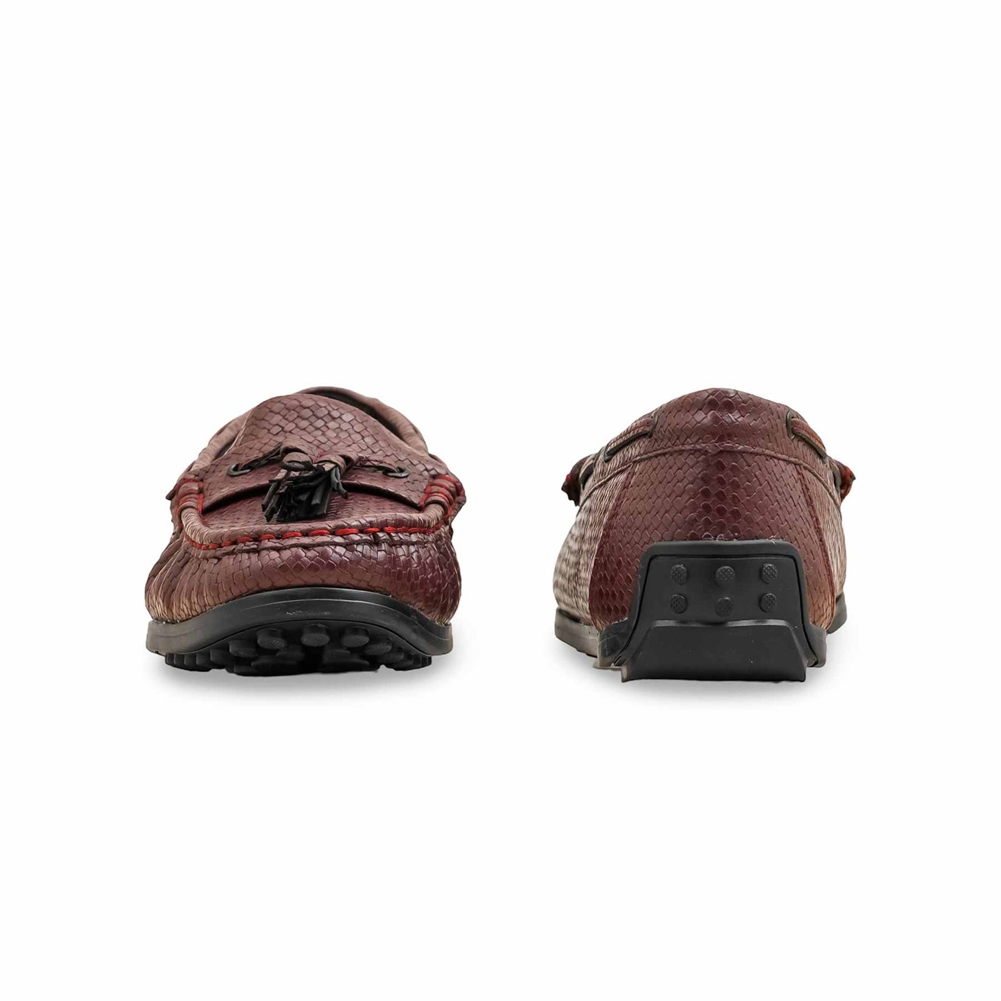 Burgundy Moccasin For Ladies WN4492
