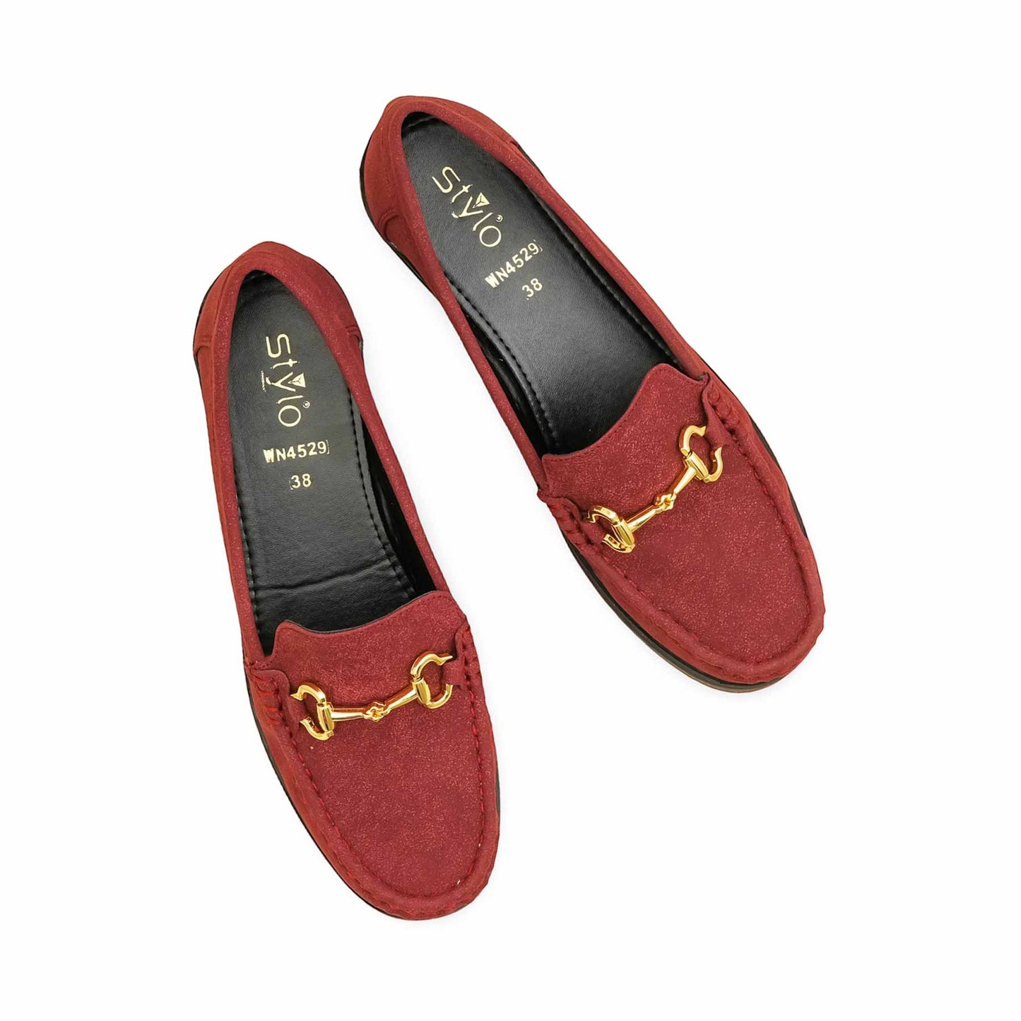 Maroon Moccasin For Ladies WN4529