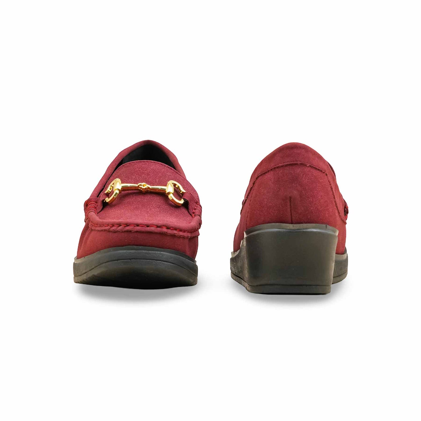 Maroon Moccasin For Ladies WN4529