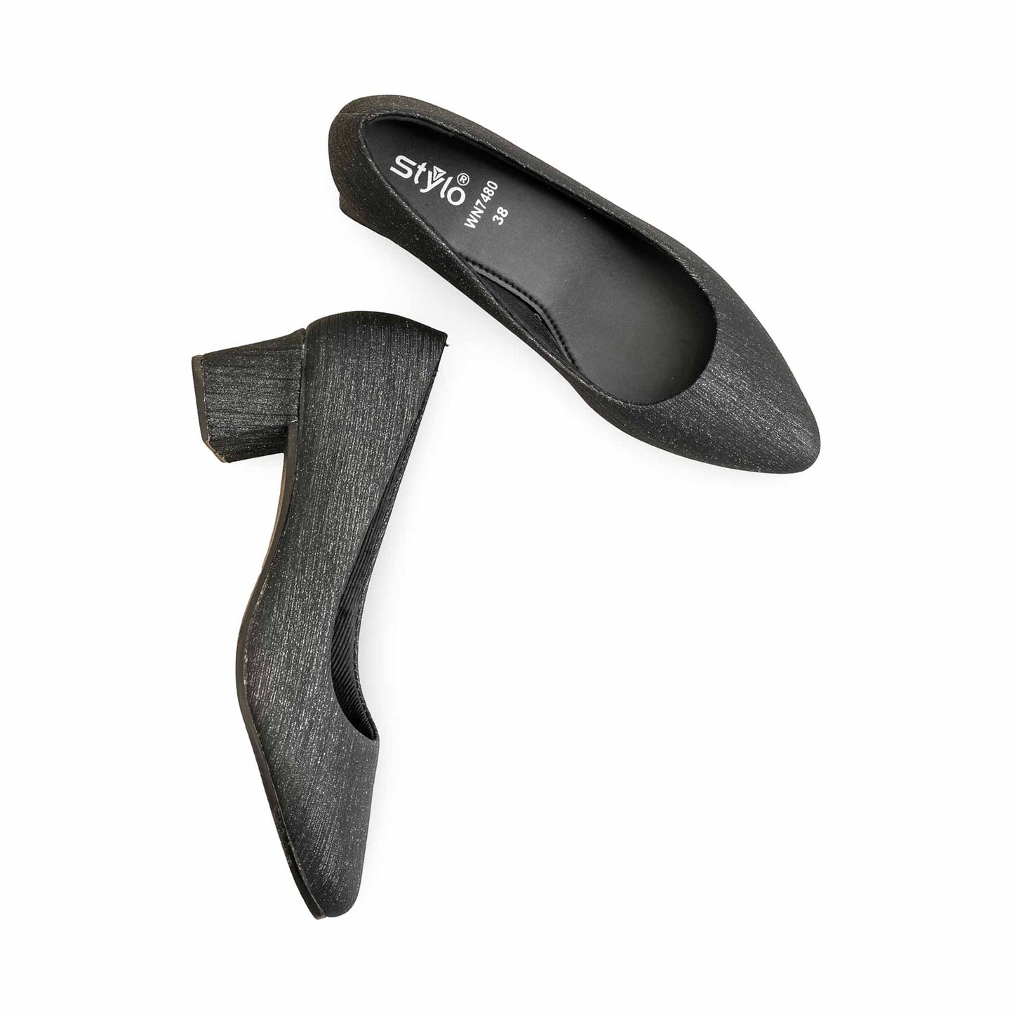 Black Court Shoes WN7480