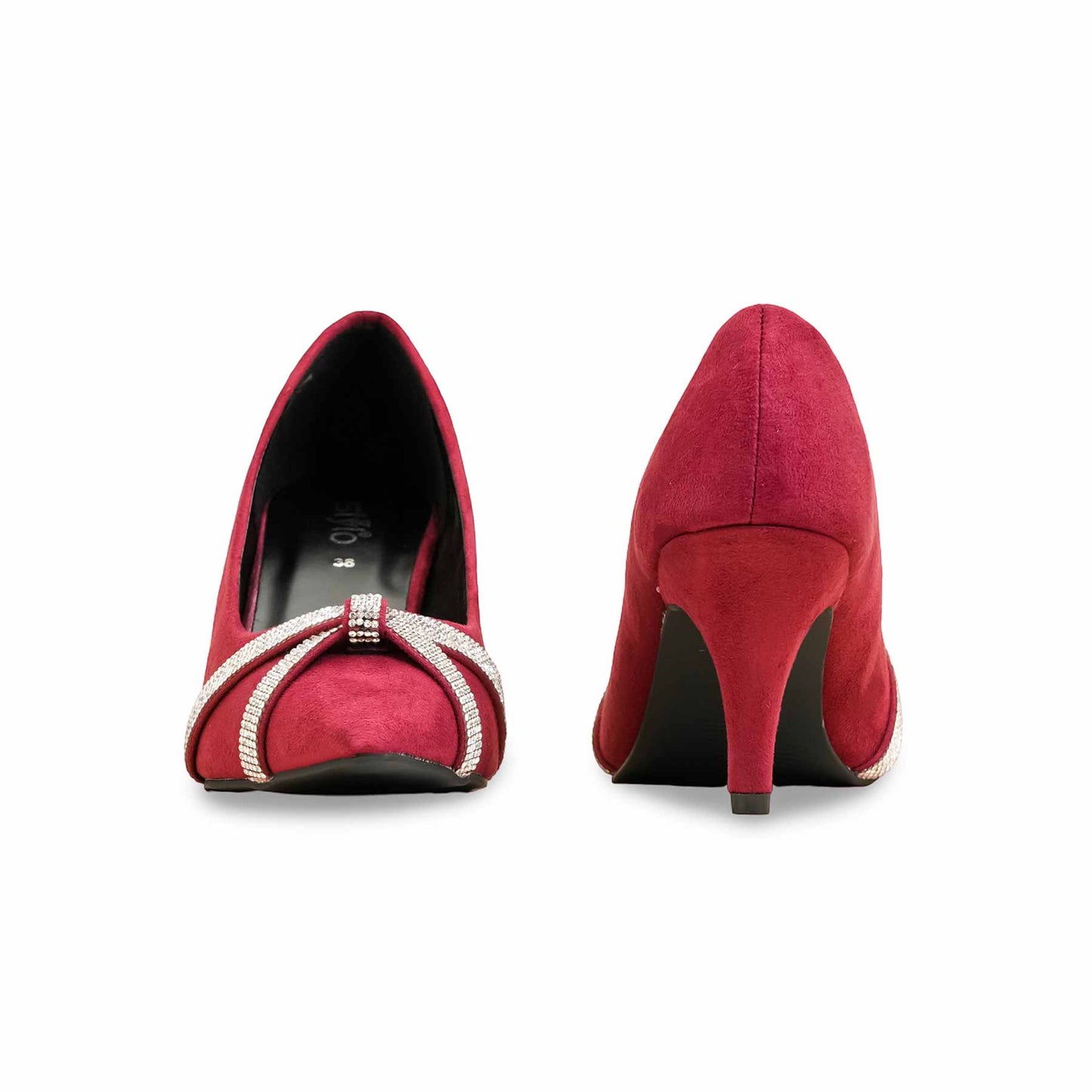 Maroon Court Shoes For Women WN7497