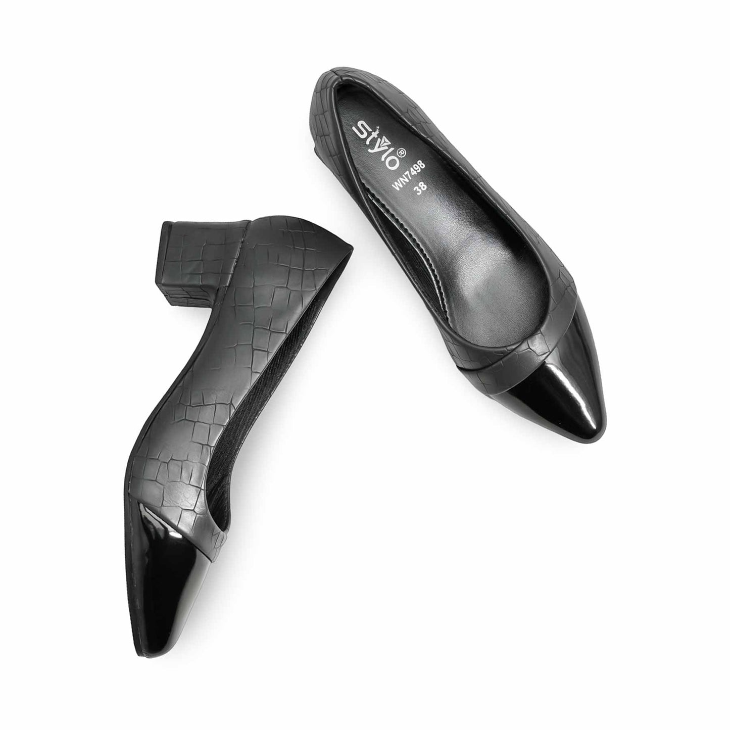 Black Court Shoes WN7498