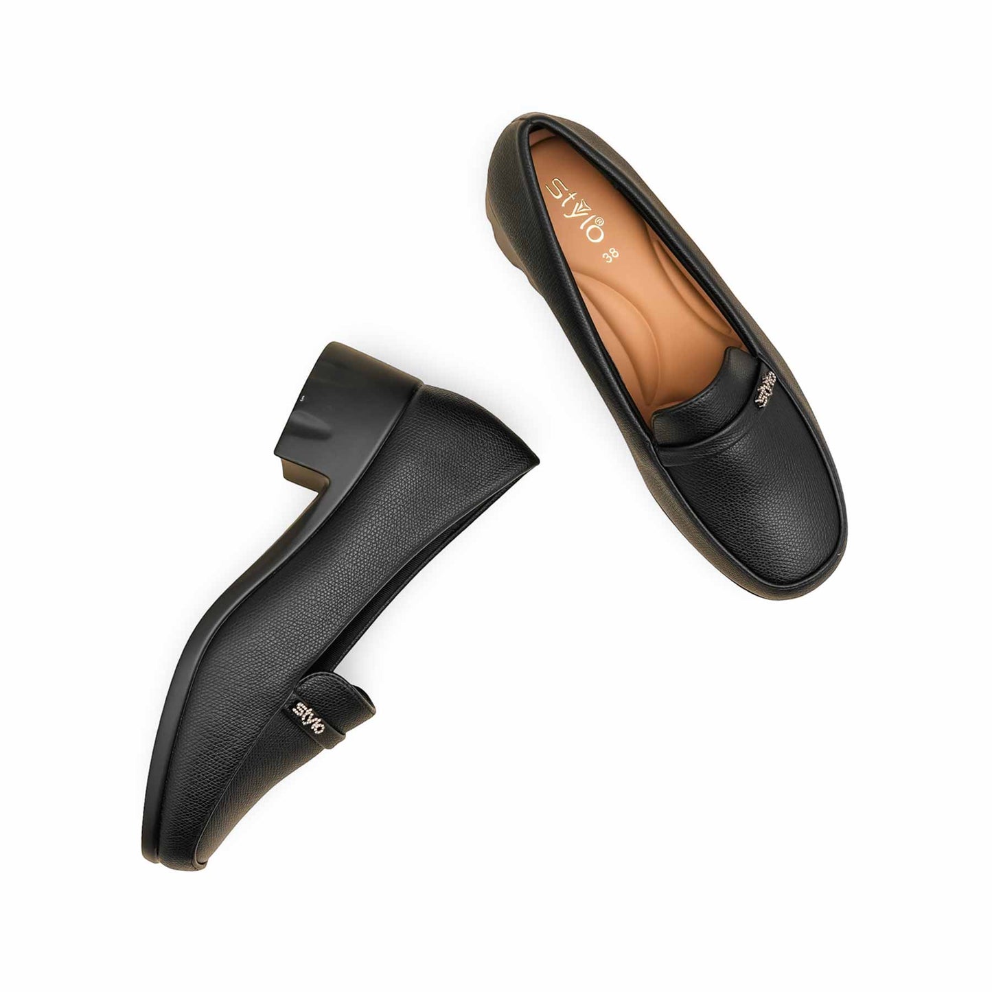 Black Court Shoes For Women WN7508