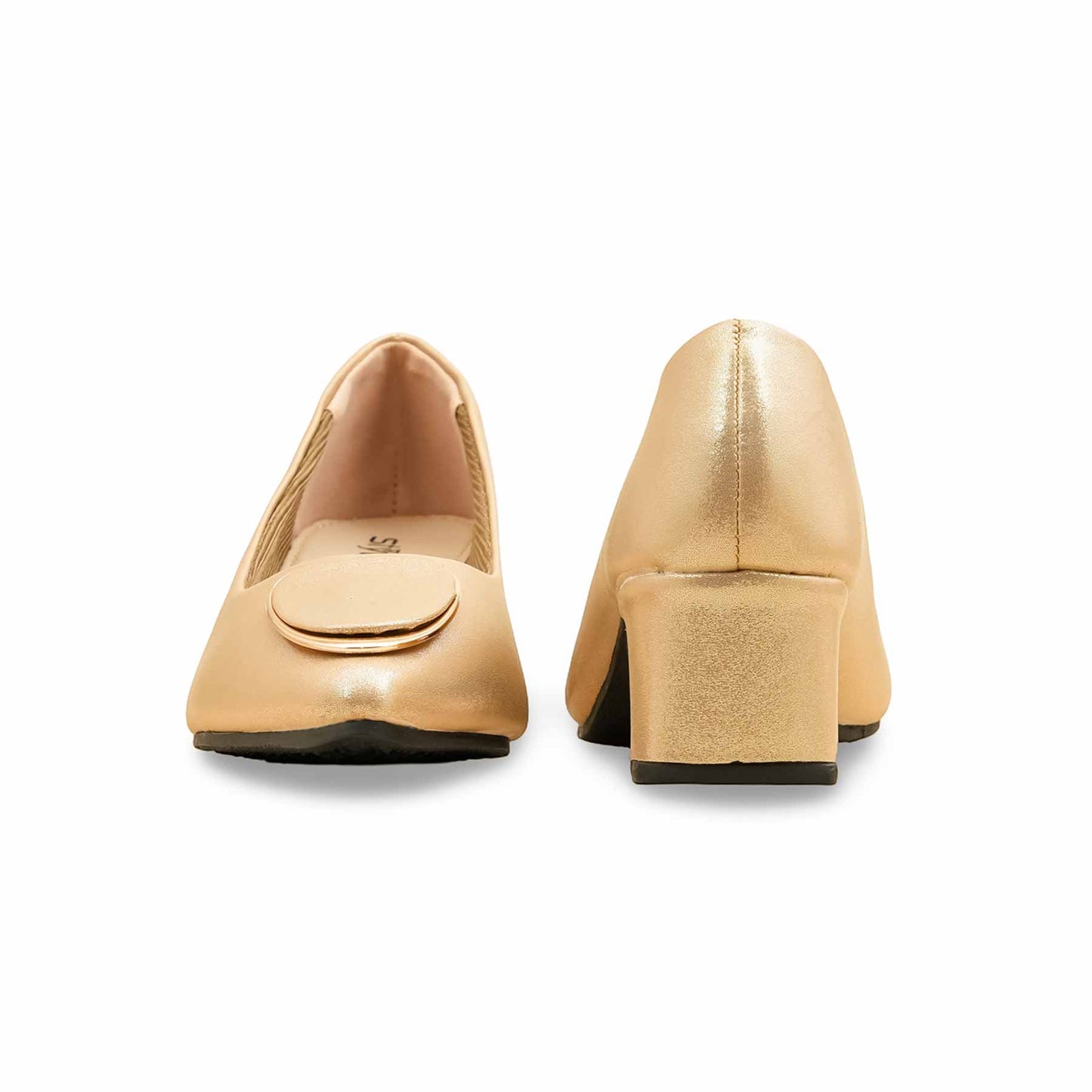 Golden Court Shoes For Ladies WN7537