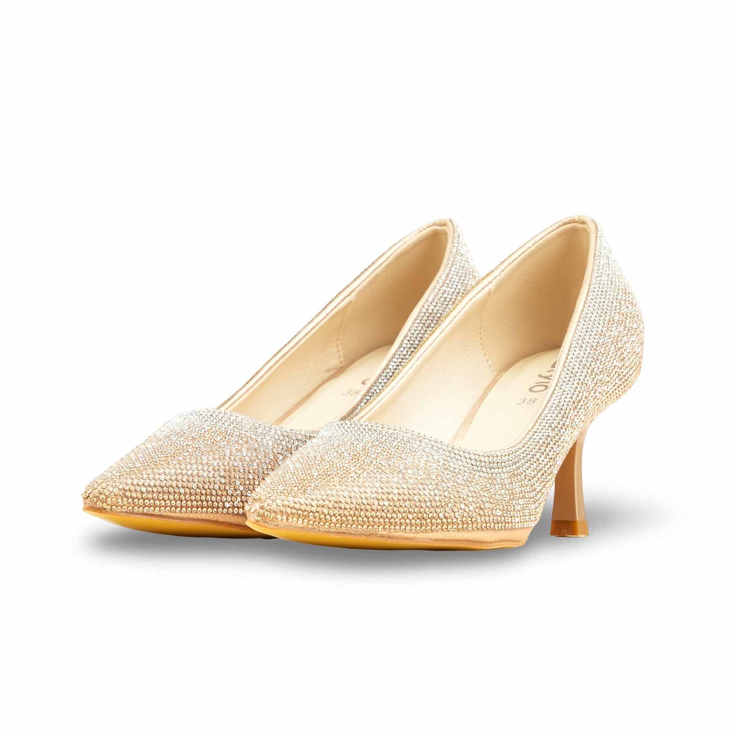 Champagne Court Shoes For Ladies WN7543