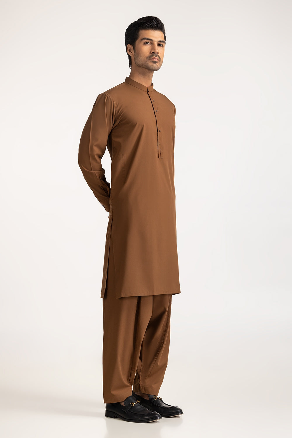 Brown Basic Suit SK-S24-042