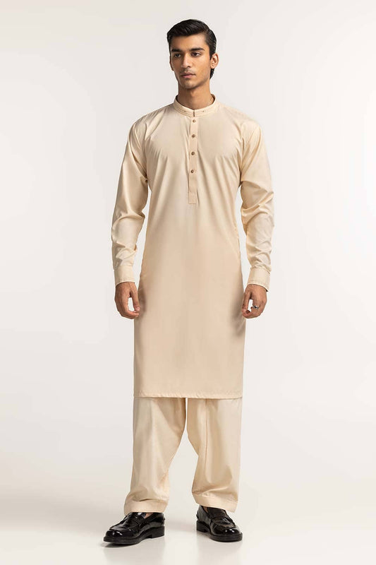 Cream Basic Suit SK-S24-024