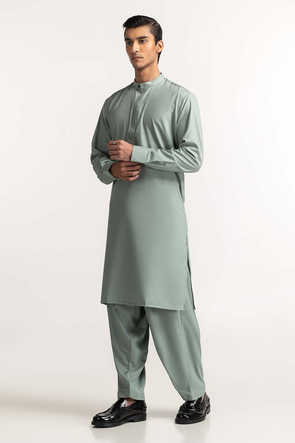 Green Basic Suit SK-PSD24-004