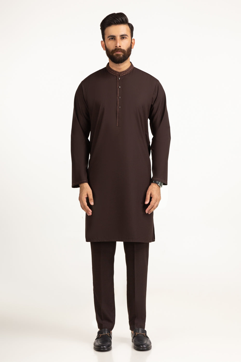 Regular Fit Embroidered Suits SK-EMB25-006