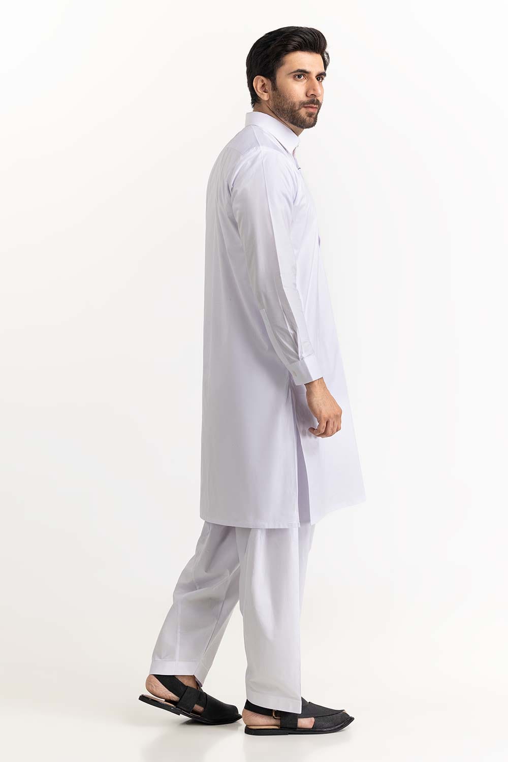 White Basic Chairman Latha Suit SK-P22-164