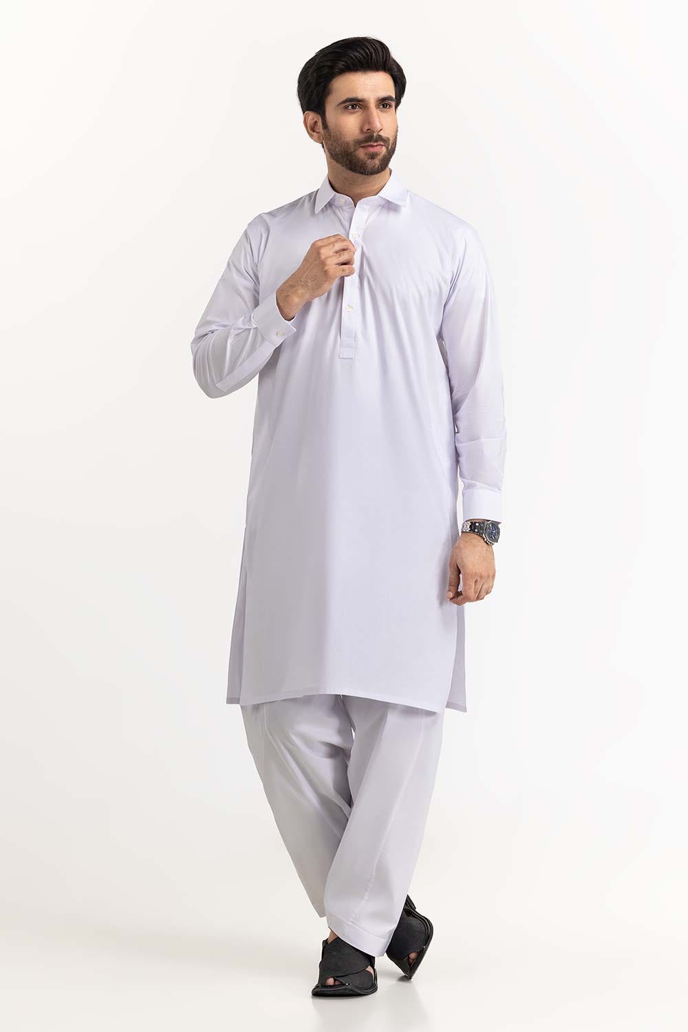 White Basic Chairman Latha Suit SK-P22-164