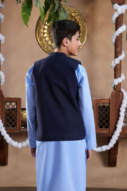 Kurta With Waistcoat & Trousers (MSFBSKW-03)