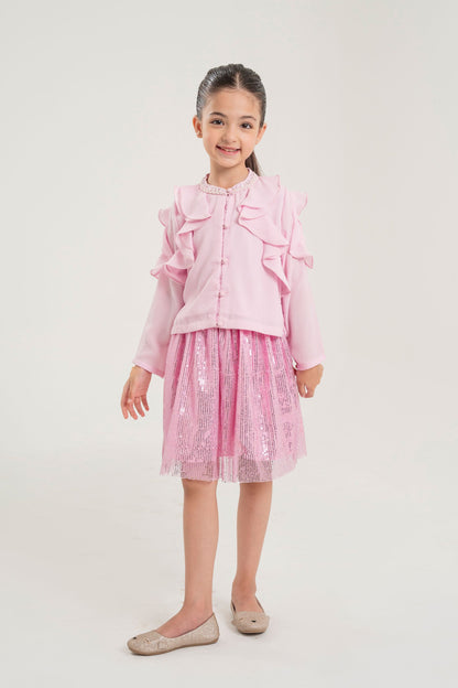 Embellished Top & Skirt (MMB-S65)