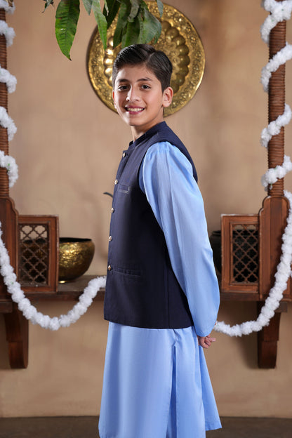 Kurta With Waistcoat & Trousers (MSFBSKW-03)
