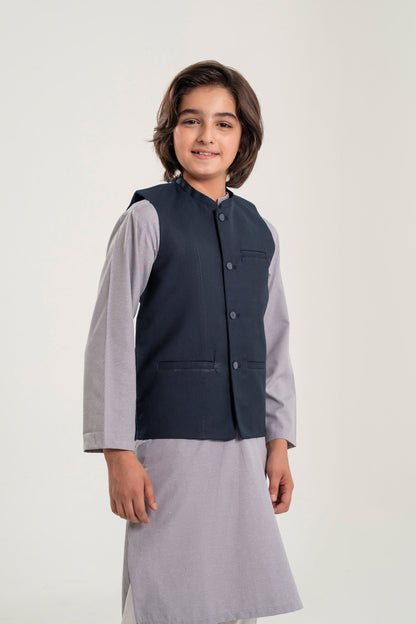 Navy Basic Waist Coat (BCWC-071)