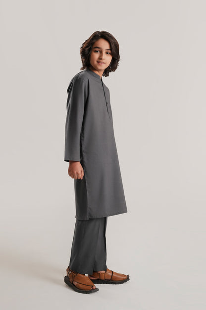 Charcoal Kurta Set (MSKZBS-01)