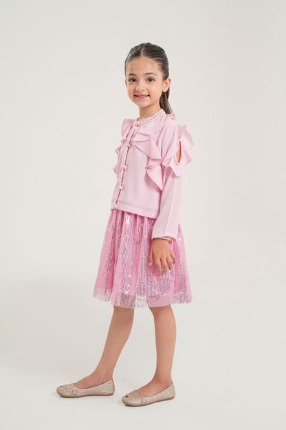 Embellished Top & Skirt (MMB-S65)