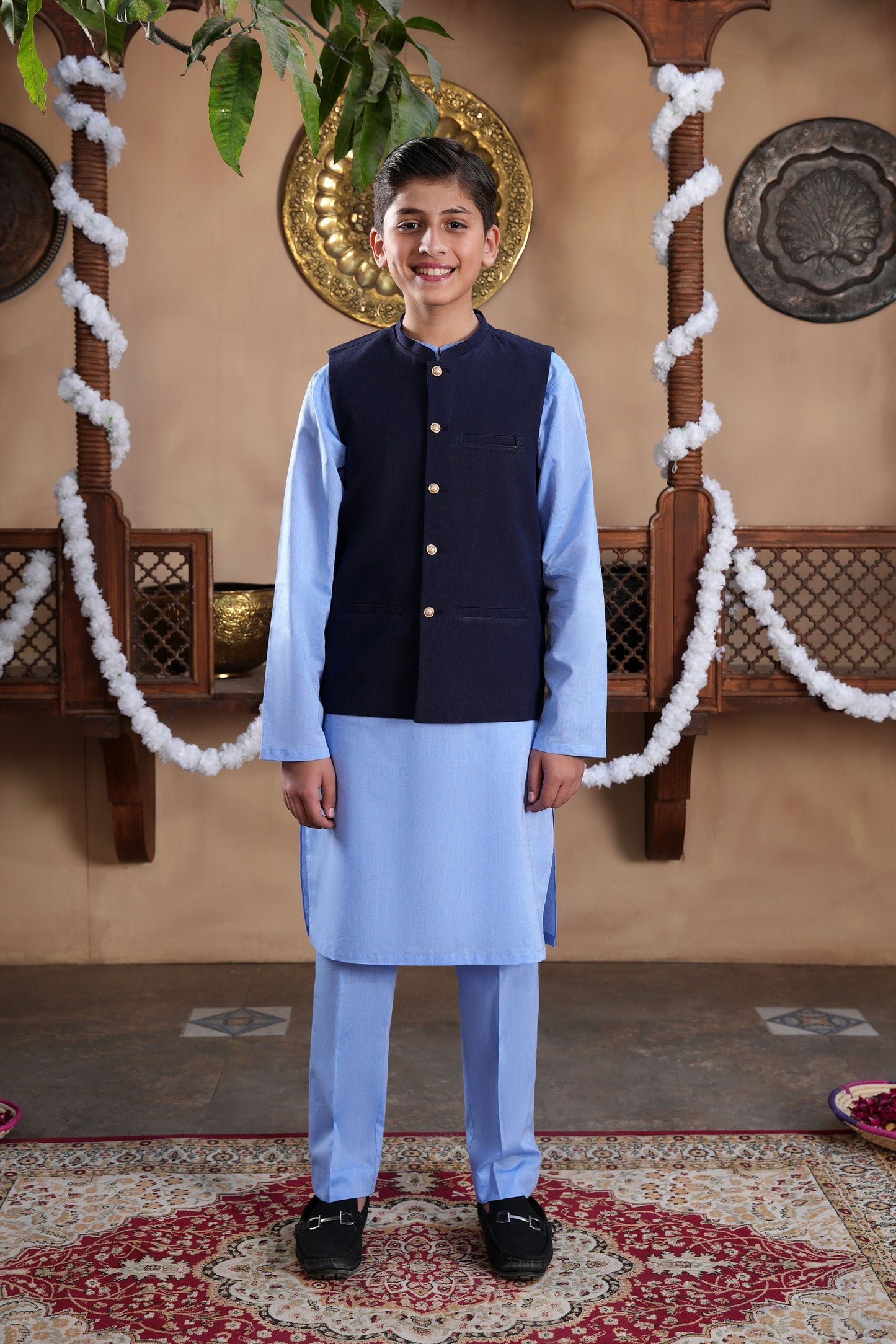 Kurta With Waistcoat & Trousers (MSFBSKW-03)