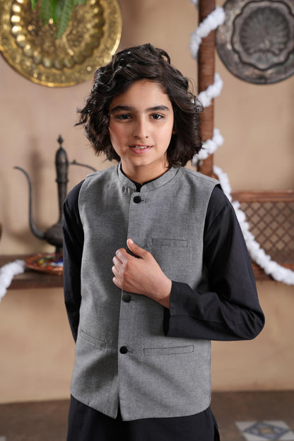 Kurta With Waistcoat & Trousers (MSFBSKW-02)