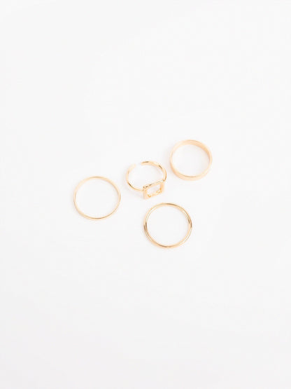 Hallow Ring Set