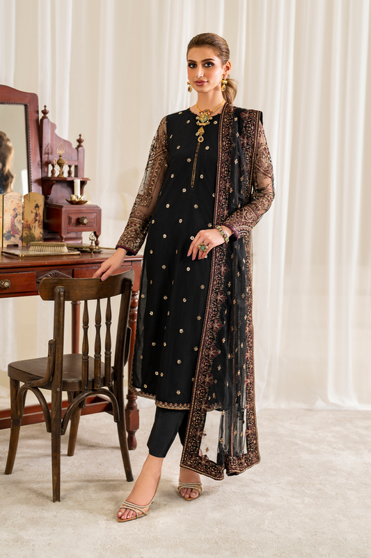 UE-288 Embroidered Net