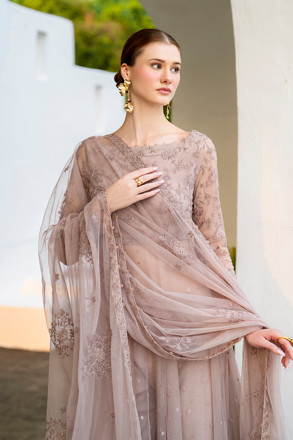 CC-71 Embroidered Net