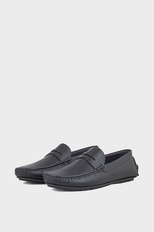 Men Casual Driving Mocs MC4019-Black