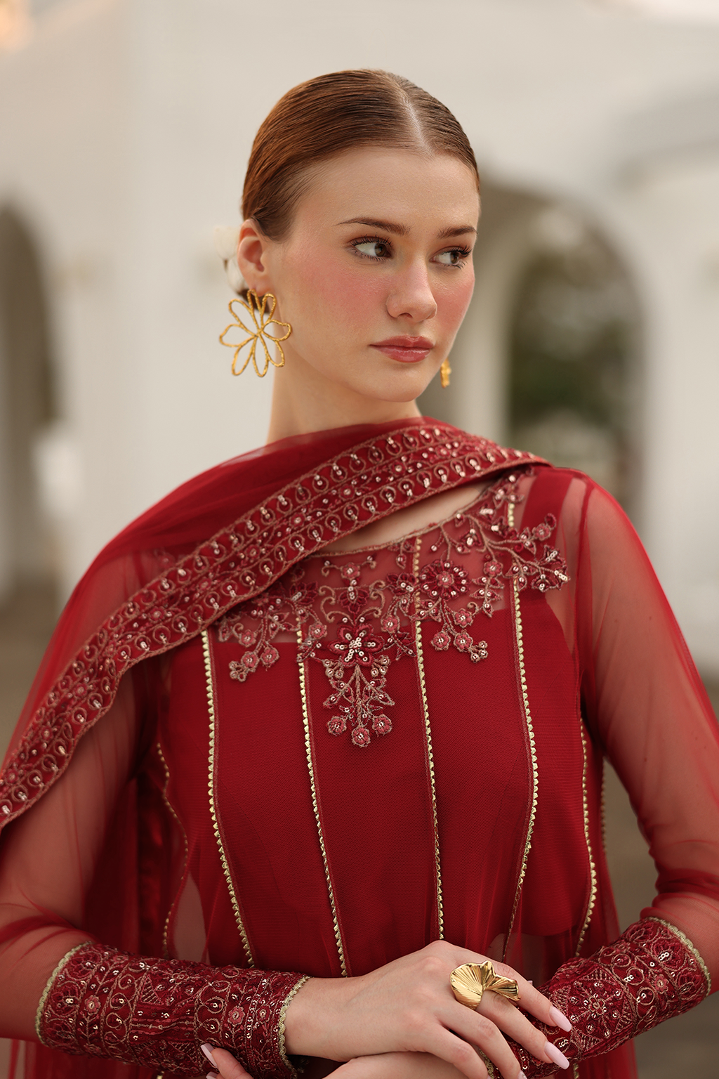 CC-67 Embroidered Net