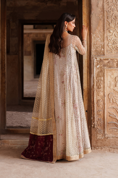 UE-548  Embroidered Net
