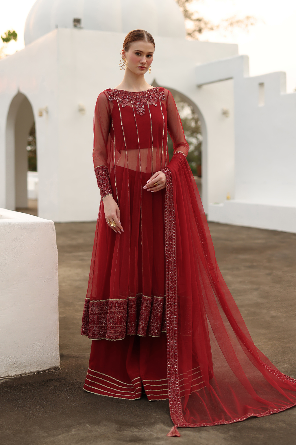 CC-67 Embroidered Net