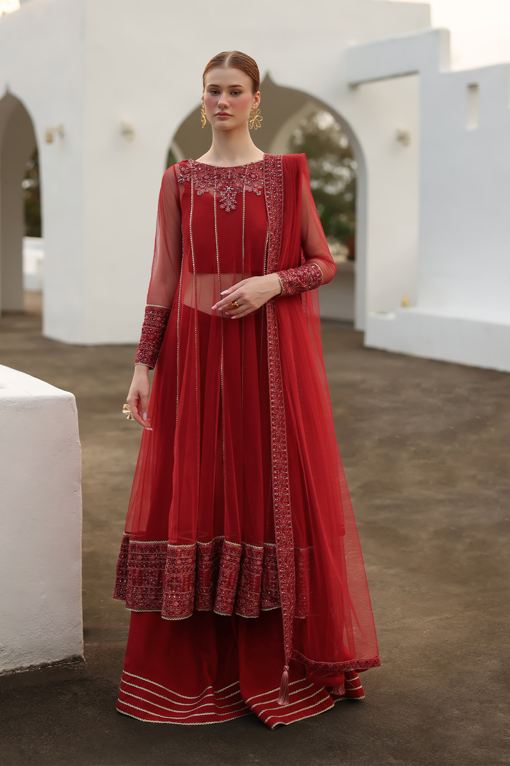 CC-67 Embroidered Net