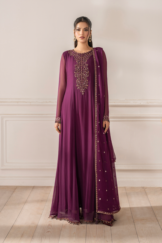 UE-480  Embroidered Chiffon