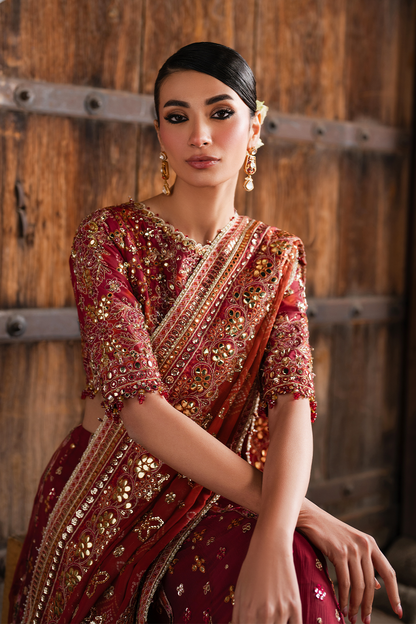 ILC-07 Embroidered Printed Silk