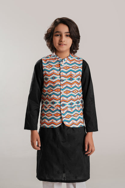 Kid Printed Waistcoat (BCWC-067)